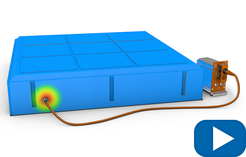 Nur ein Kabel muss aus dem Batterie-Gehäuse geführt werden