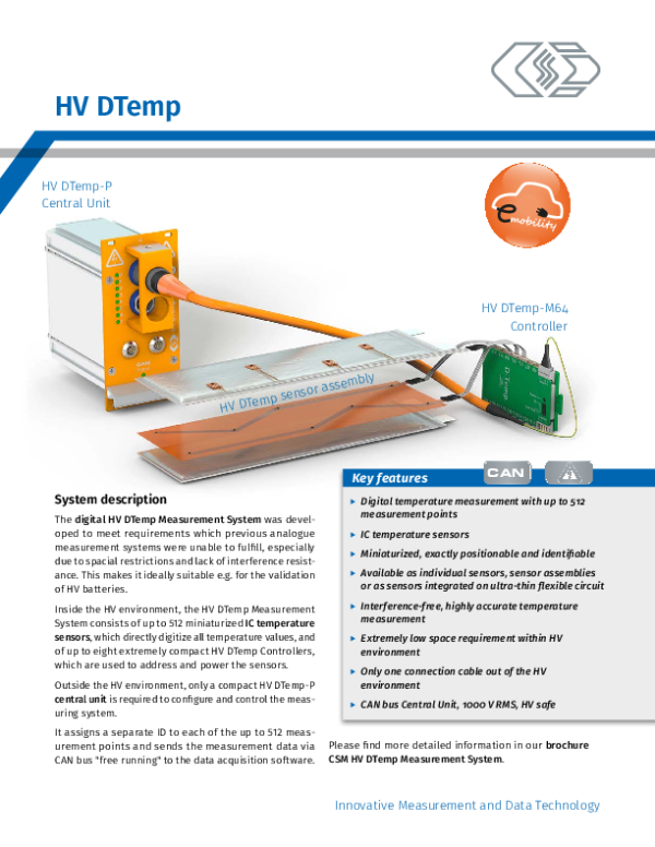 HV Test Bench Modules | CSM GmbH