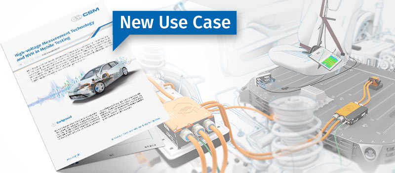 NVH and High-voltage Measurement Technology in Mobile Testing