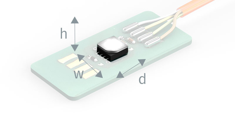 IC humiditiy sensor dimensions