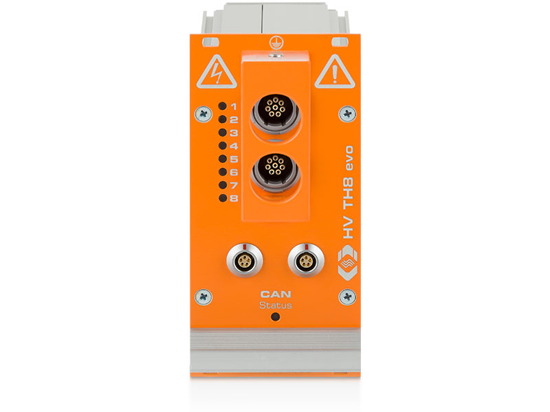 Safe high-voltage measurements in test benches with the 19-inch slide-in modules from CSM
