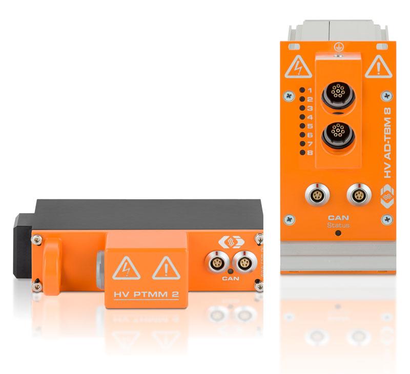 HV-safe measurement modules for test drives and test benches