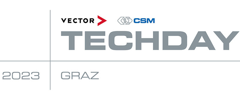Vector CSM TechDay Graz 2023 Logo
