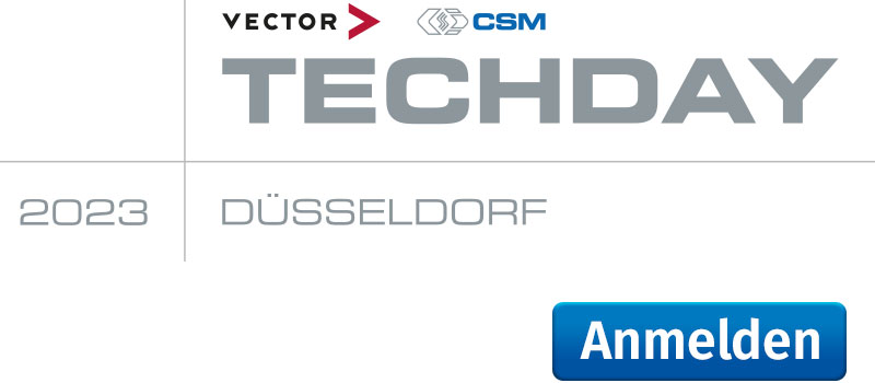Vector CSM TechDay Düsseldorf 2023 Logo