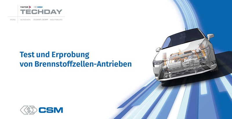 Vector CSM TechDay Vortrag - FuelCell